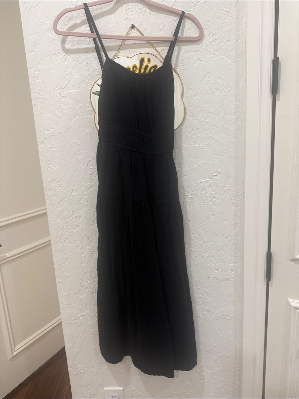 Classic Black Women's Maxi Dress